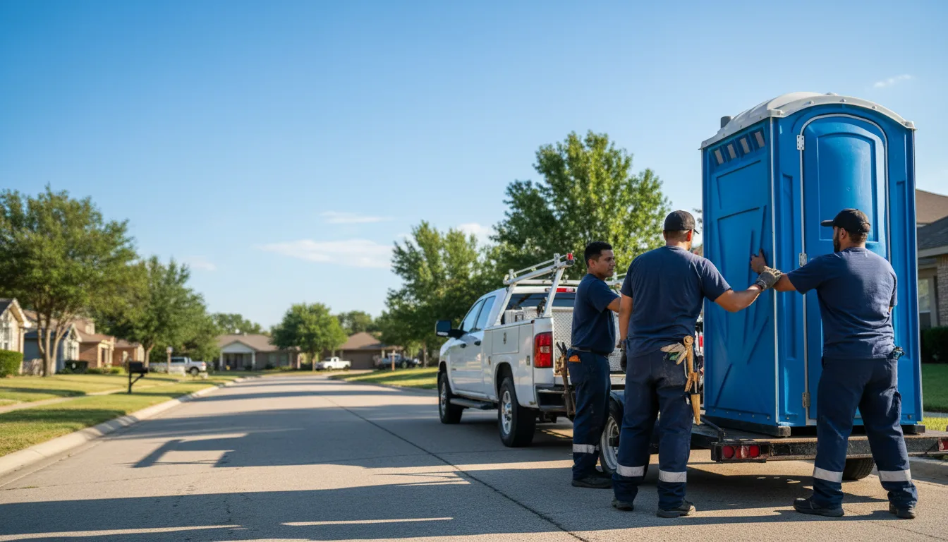 Portable Toilet Rental in Wills Point, TX near me